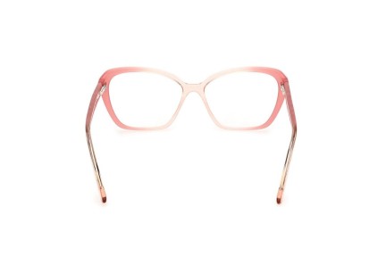 Okulary korekcyjne Guess GU50115 074 Kocie oczy Różowe