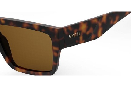 Okulary przeciwsłoneczne Smith LINEUP N9P/L5 Polarized Prostokątne Havana