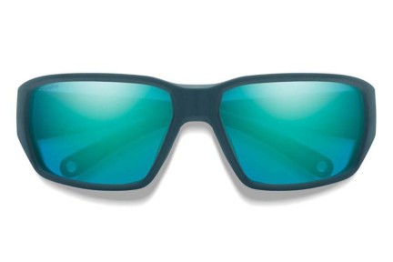 Слънчеви очила Smith HOOKSET FJM/QG Polarized Правоъгълни Синя