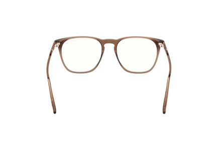 Okulary korekcyjne Tom Ford FT5937-B 048 Prostokątne Brązowe