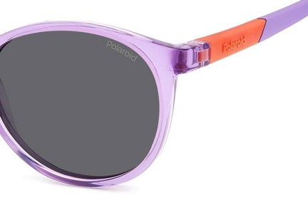 Слънчеви очила Polaroid Junior PLD8059/S 789/M9 Polarized Заоблени Виолетова