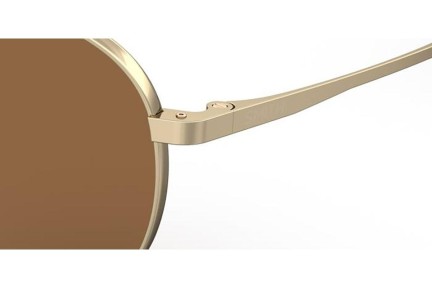 Okulary przeciwsłoneczne Smith LANGLEY2 J5G/L5 Polarized Pilotki (Aviator) Złote