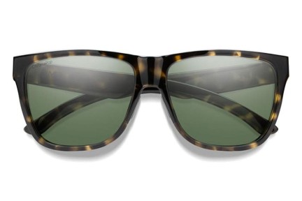 Ochelari de soare Smith LOWDOWNXL2 P65/L7 Polarized Pătrați Havana