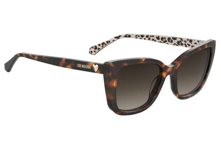 Ochelari de soare Love Moschino MOL073/S H7P/HA Dreptunghiulari Havana