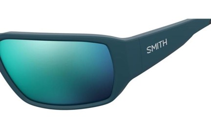 Слънчеви очила Smith HOOKSET FJM/QG Polarized Правоъгълни Синя