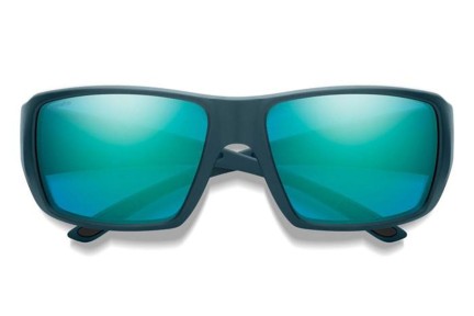 Слънчеви очила Smith GUIDECXL/S FJM/QG Polarized Правоъгълни Синя