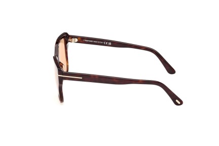 Ochelari de soare Tom Ford FT1108 52E Dreptunghiulari Havana