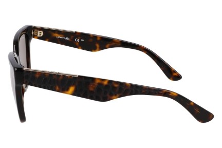 Okulary przeciwsłoneczne Lacoste L6022S 230 Prostokątne Havana