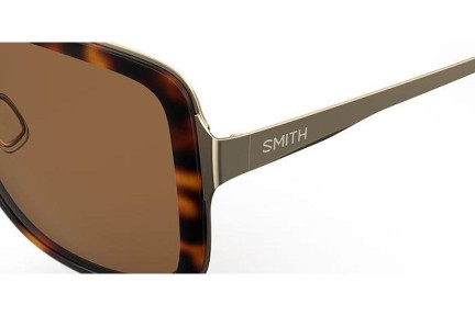 Слънчеви очила Smith AVELINE 086/L5 Polarized Квадратни Хавана