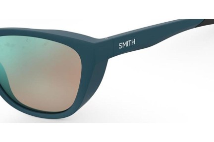 Слънчеви очила Smith SHOAL FJM/QG Polarized Заоблени Синя