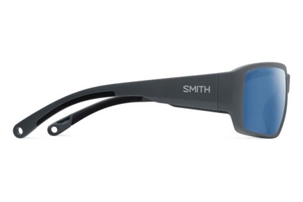 Okulary przeciwsłoneczne Smith HOOKSET RIW/QG Polarized Prostokątne Szare