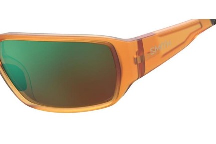Okulary przeciwsłoneczne Smith HOOKSET N9P/78 Prostokątne Havana