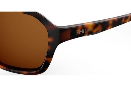 Okulary przeciwsłoneczne Smith WHITNEY 086/L5 Polarized Owalne Havana