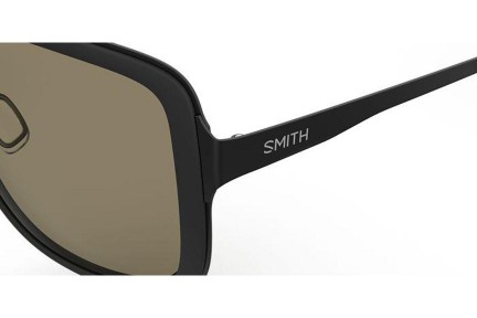 Слънчеви очила Smith AVELINE 003/L7 Polarized Квадратни Черна