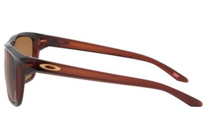 Okulary przeciwsłoneczne Oakley Sylas OO9448-02 Prostokątne Brązowe