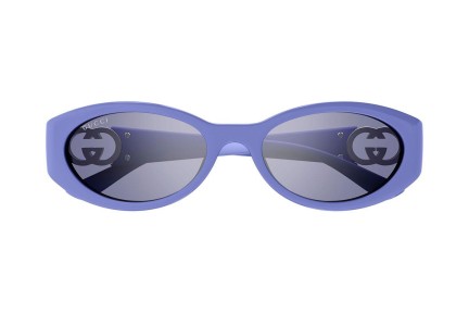 Solbriller Gucci GG1662SA 003 Oval Blå