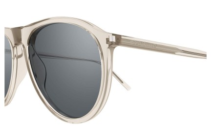 Okulary przeciwsłoneczne Saint Laurent SL667 003 Pilotki (Aviator) Beżowe