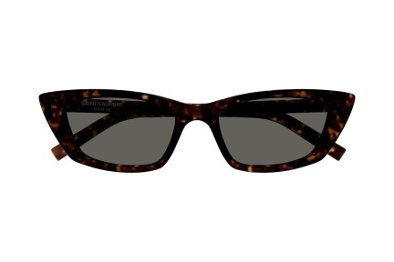 Okulary przeciwsłoneczne Saint Laurent SL277 010 Kocie oczy Havana