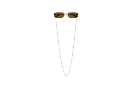 Okulary przeciwsłoneczne Gucci GG1600S 002 Kwadratowe Złote