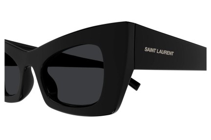 Solbriller Saint Laurent SL702 001 Cat Eye Sort