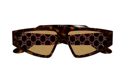 Okulary przeciwsłoneczne Gucci GG1591S 002 Nieregularny Havana