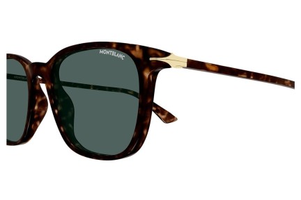 Ochelari de soare Mont Blanc MB0338S 002 Dreptunghiulari Havana