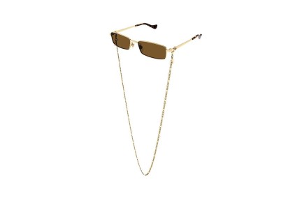 Okulary przeciwsłoneczne Gucci GG1600S 002 Kwadratowe Złote