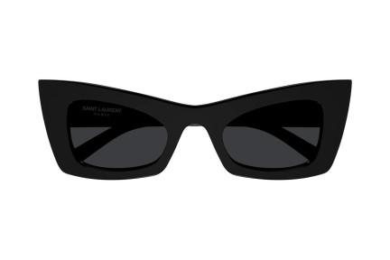 Solbriller Saint Laurent SL702 001 Cat Eye Sort