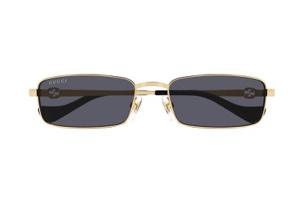 Okulary przeciwsłoneczne Gucci GG1600S 001 Kwadratowe Złote