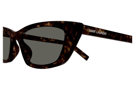 Okulary przeciwsłoneczne Saint Laurent SL277 010 Kocie oczy Havana