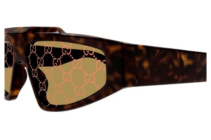 Okulary przeciwsłoneczne Gucci GG1591S 002 Nieregularny Havana