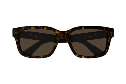 Okulary przeciwsłoneczne Gucci GG1583S 002 Kwadratowe Havana