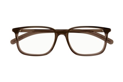 Okulary korekcyjne Mont Blanc MB0328O 004 Kwadratowe Brązowe