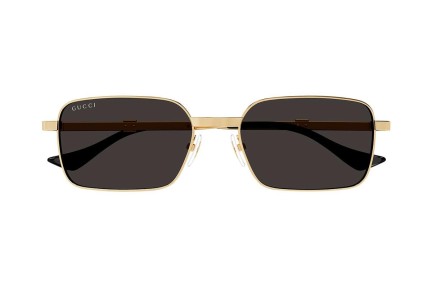 Okulary przeciwsłoneczne Gucci GG1495S 001 Kwadratowe Złote