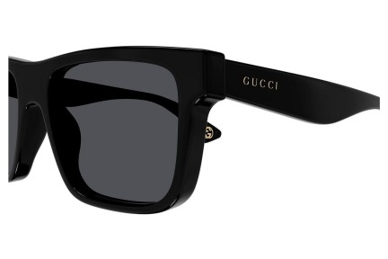 Okulary przeciwsłoneczne Gucci GG1618S 001 Prostokątne Czarne