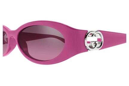 Okulary przeciwsłoneczne Gucci GG1660S 003 Tiny Fioletowe