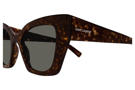 Solbriller Saint Laurent SL552 008 Cat Eye Havana