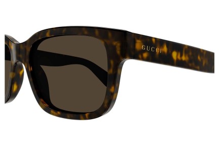 Okulary przeciwsłoneczne Gucci GG1583S 002 Kwadratowe Havana
