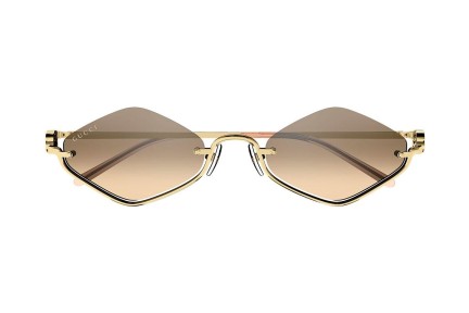 Okulary przeciwsłoneczne Gucci GG1604S 003 Nieregularny Złote