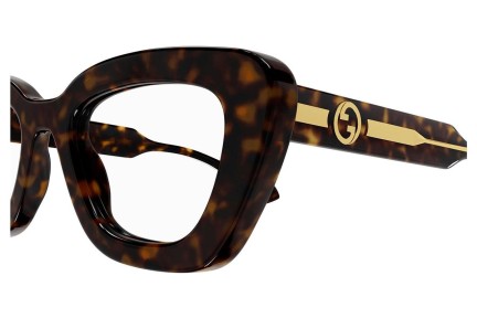 Brýle Gucci GG1555O 002 Cat Eye Havana