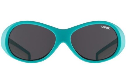 Okulary przeciwsłoneczne uvex sportstyle 510 Turquoise / White Mat S3 Owalne Zielone
