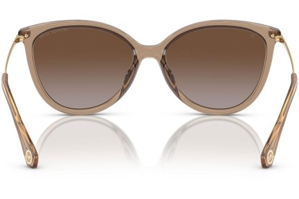 Okulary przeciwsłoneczne Michael Kors Dupont MK2184U 3938T5 Polarized Kocie oczy Brązowe