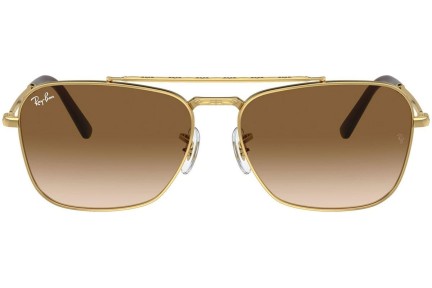 Okulary przeciwsłoneczne Ray-Ban New Caravan RB3636 001/51 Kwadratowe Złote