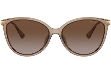 Okulary przeciwsłoneczne Michael Kors Dupont MK2184U 3938T5 Polarized Kocie oczy Brązowe