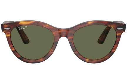 Okulary przeciwsłoneczne Ray-Ban Wayfarer Way RB2241 954/58 Polarized Owalne Havana