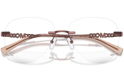Okulary korekcyjne Michael Kors Kyoto MK3077 1900 Okrągłe Brązowe