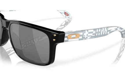 Okulary przeciwsłoneczne Oakley Holbrook OO9102 9102Y7 Polarized Kwadratowe Czarne