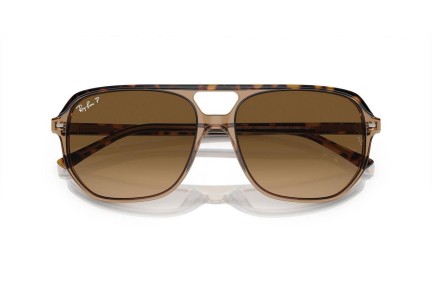 Okulary przeciwsłoneczne Ray-Ban RB2205 1292M2 Polarized Pilotki (Aviator) Brązowe