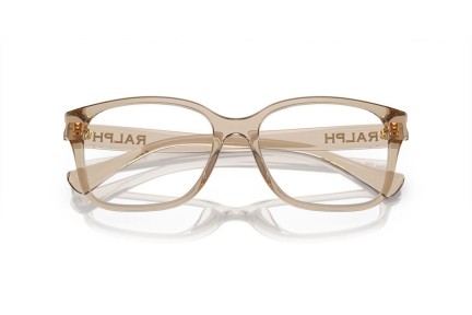 Okulary korekcyjne Ralph by Ralph Lauren RA7155U 5802 Kwadratowe Beżowe