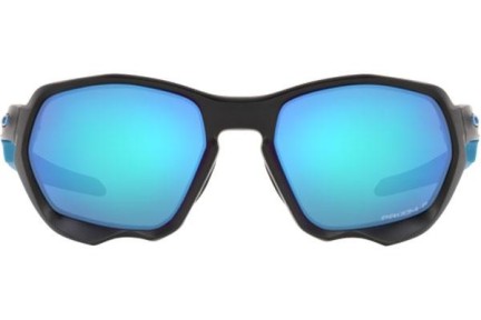 Okulary przeciwsłoneczne Oakley Plazma OO9019-08 Polarized Prostokątne Czarne